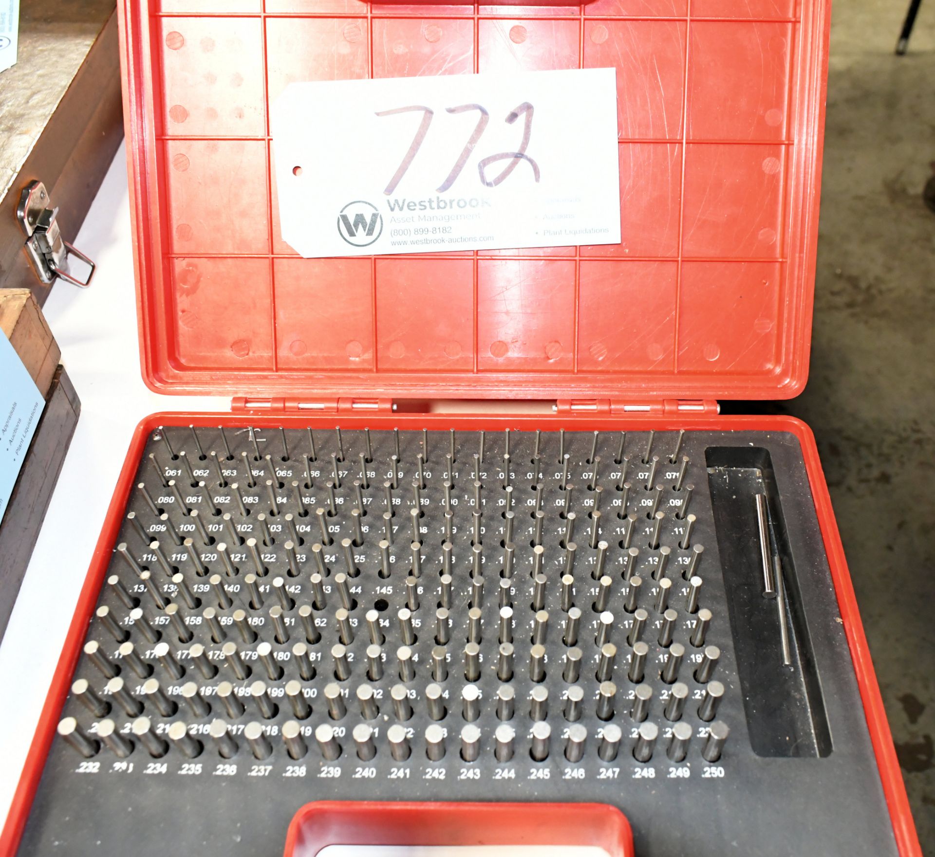 No Name .061 - .250 Pin Gage Set