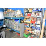 Lot-Various Nuts, Bolts, Washers, Fittings, Eye Bolts, Fuses, Electrical Maintenance, Breakers, Etc.