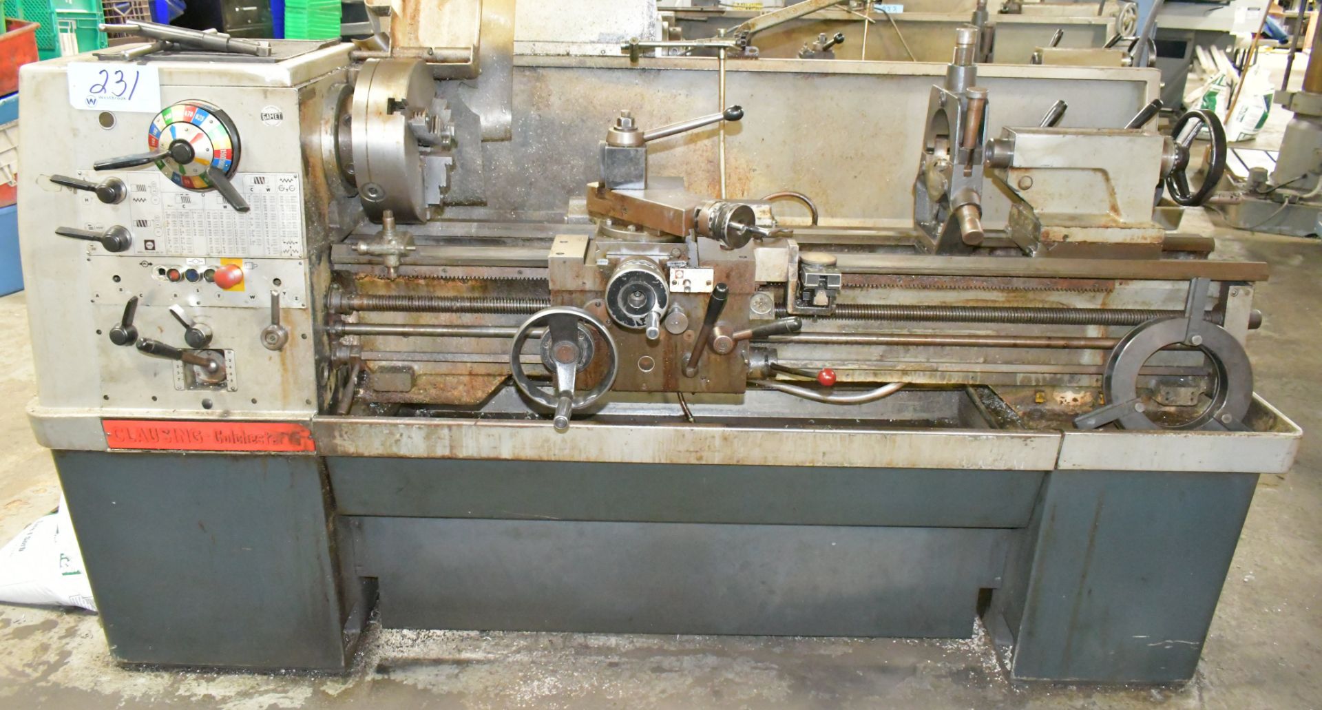 Clausing-Colchester 15", 15" x 48" Geared Head Engine Lathe