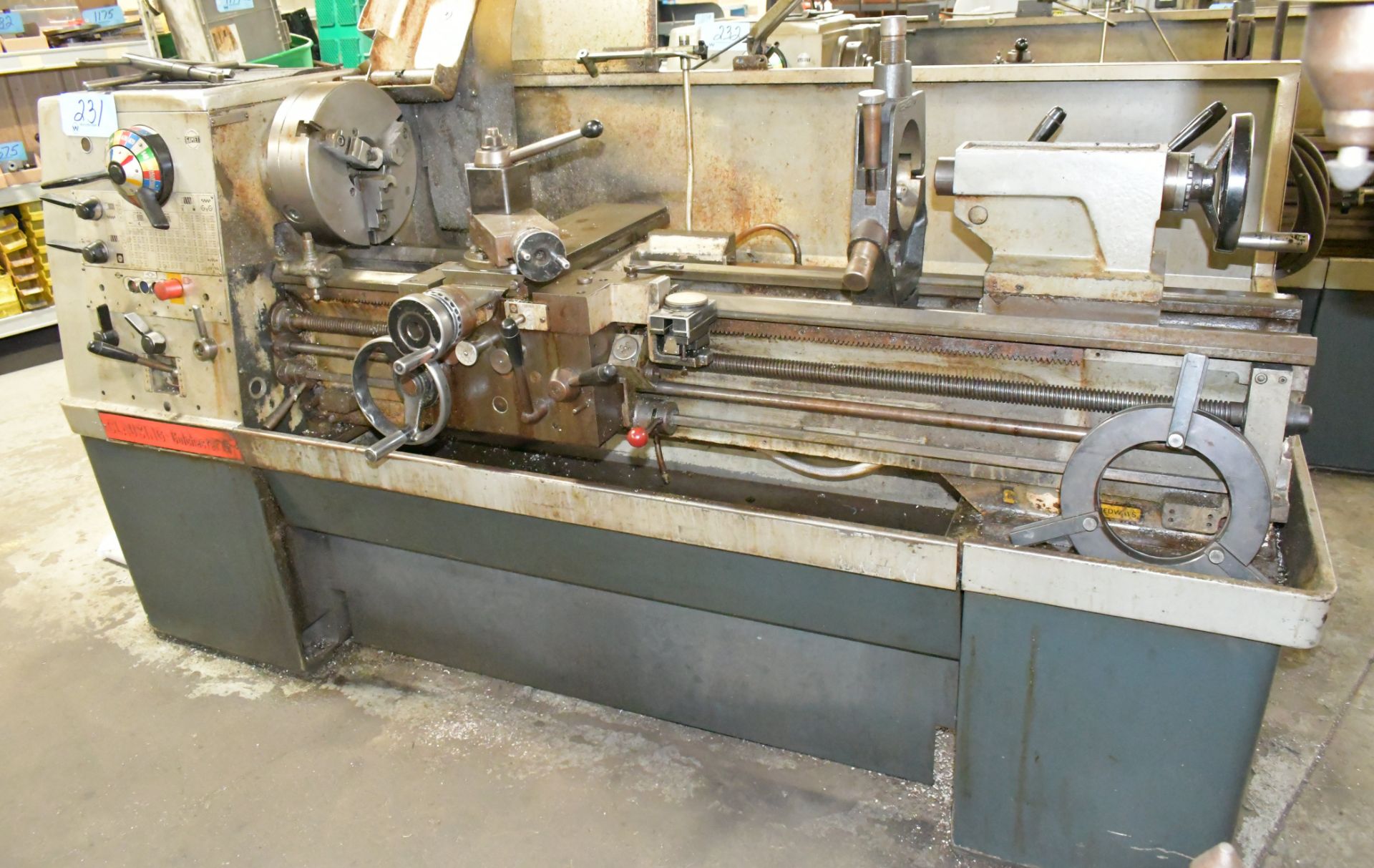 Clausing-Colchester 15", 15" x 48" Geared Head Engine Lathe - Image 2 of 5