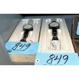 Lot-(2) Standard Dial Bore Gauges on (1) Shelf in (1) Cabinet