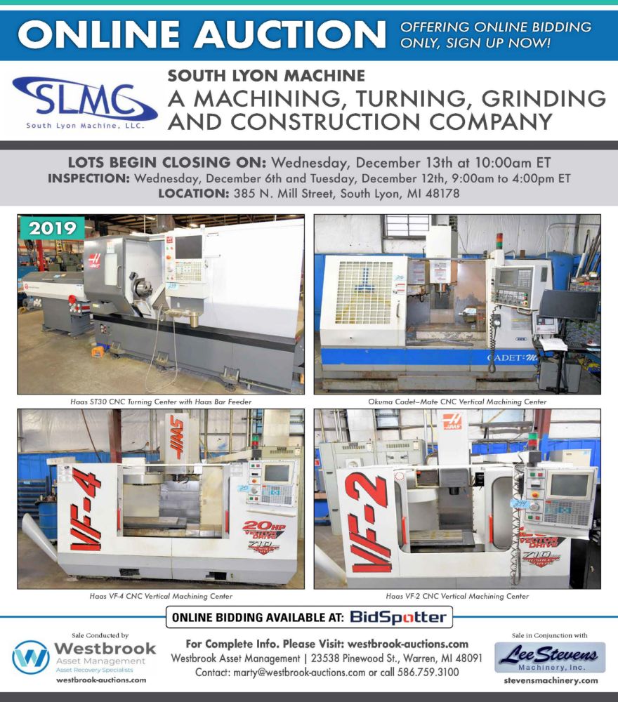 South Lyon Machine - A CNC Machining, Turning, Grinding and Construction Company