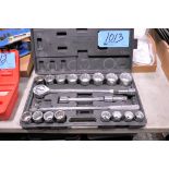 Pittsburgh 3/4" Drive Socket Set with Case