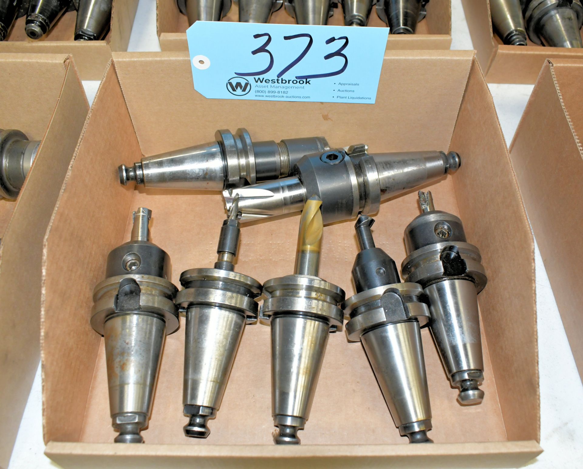 Lot-(7) BT40 Taper Tool Holders in (1) Box