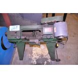 No Name 4" x 8" Horizontal Metal Cutting Band Saw, Dayton 3/4" Motor, 1-PH