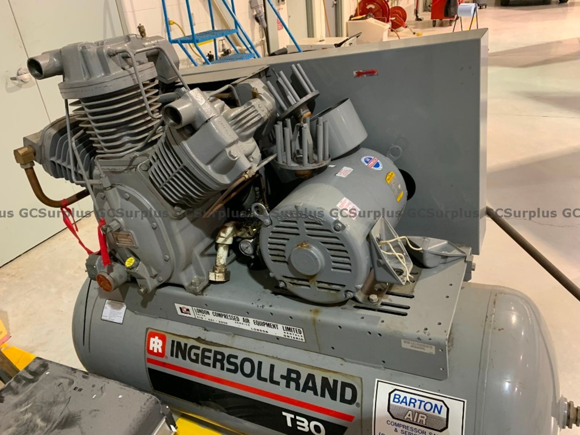 Ingersol-Rand model T30 air compressor 5 HP