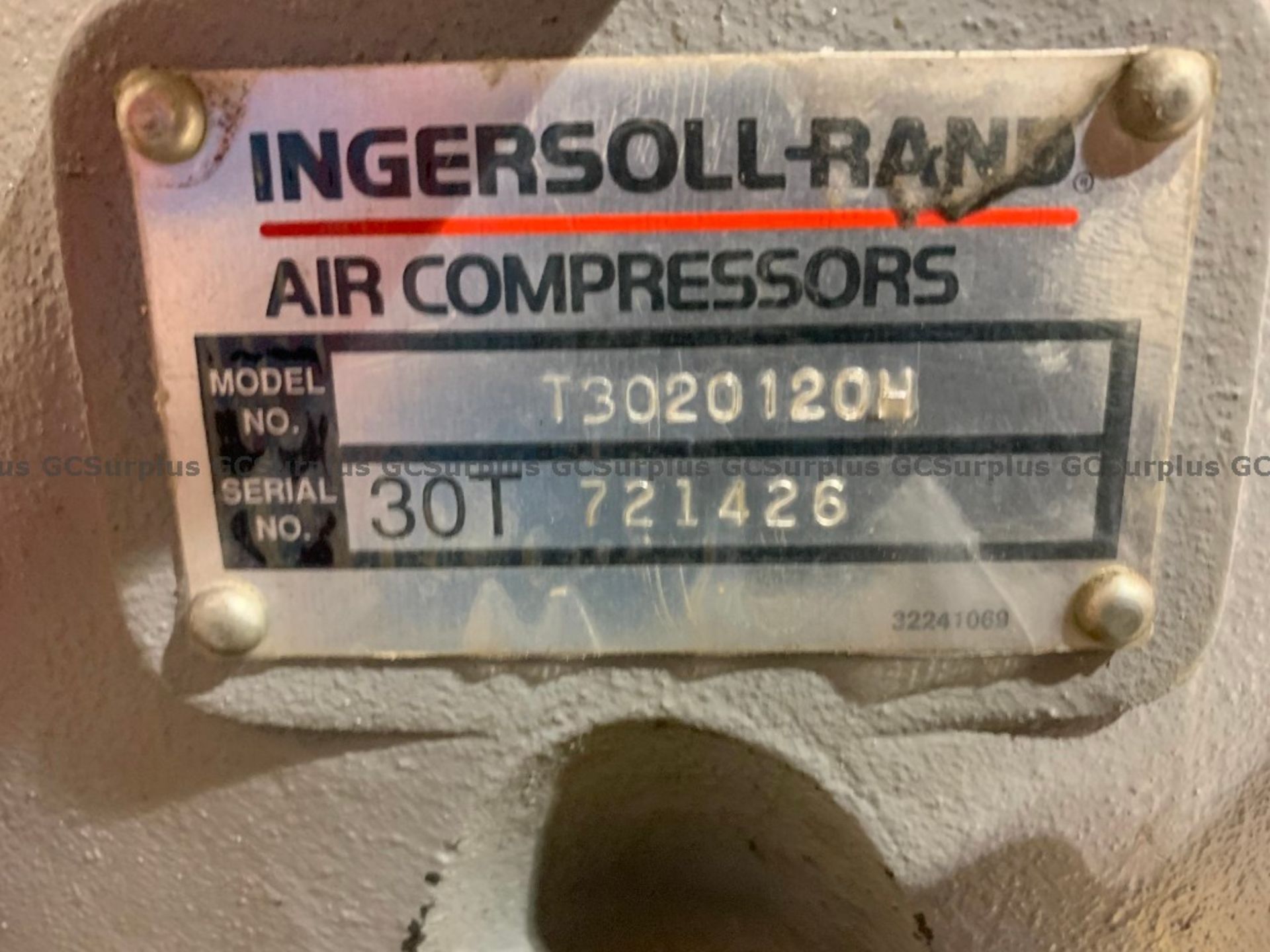 Ingersol-Rand model T30 air compressor 5 HP - Image 4 of 5