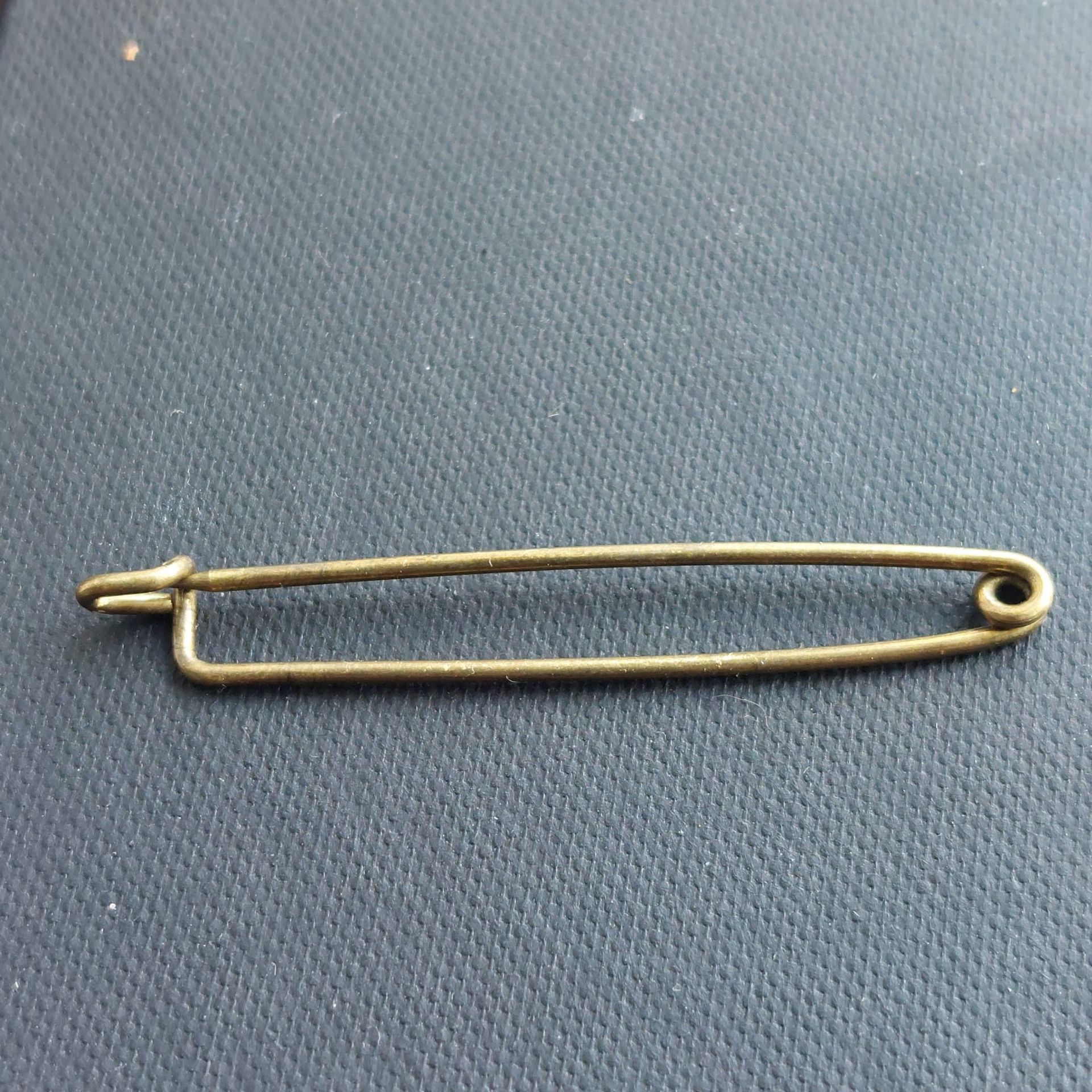 Rolled gold antique Craveat pin