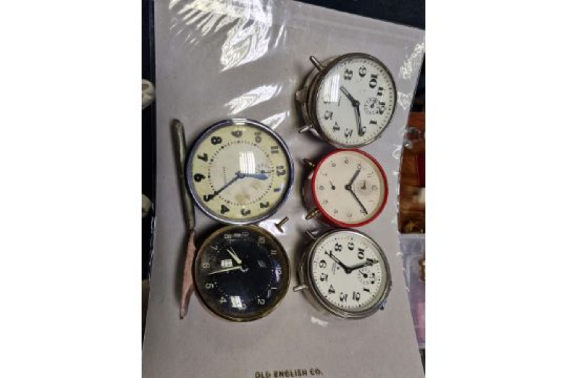 Joblot Of Vintage Clocks