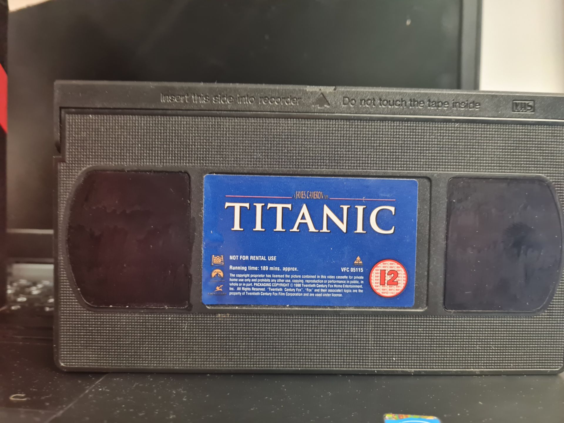 titanic VHS