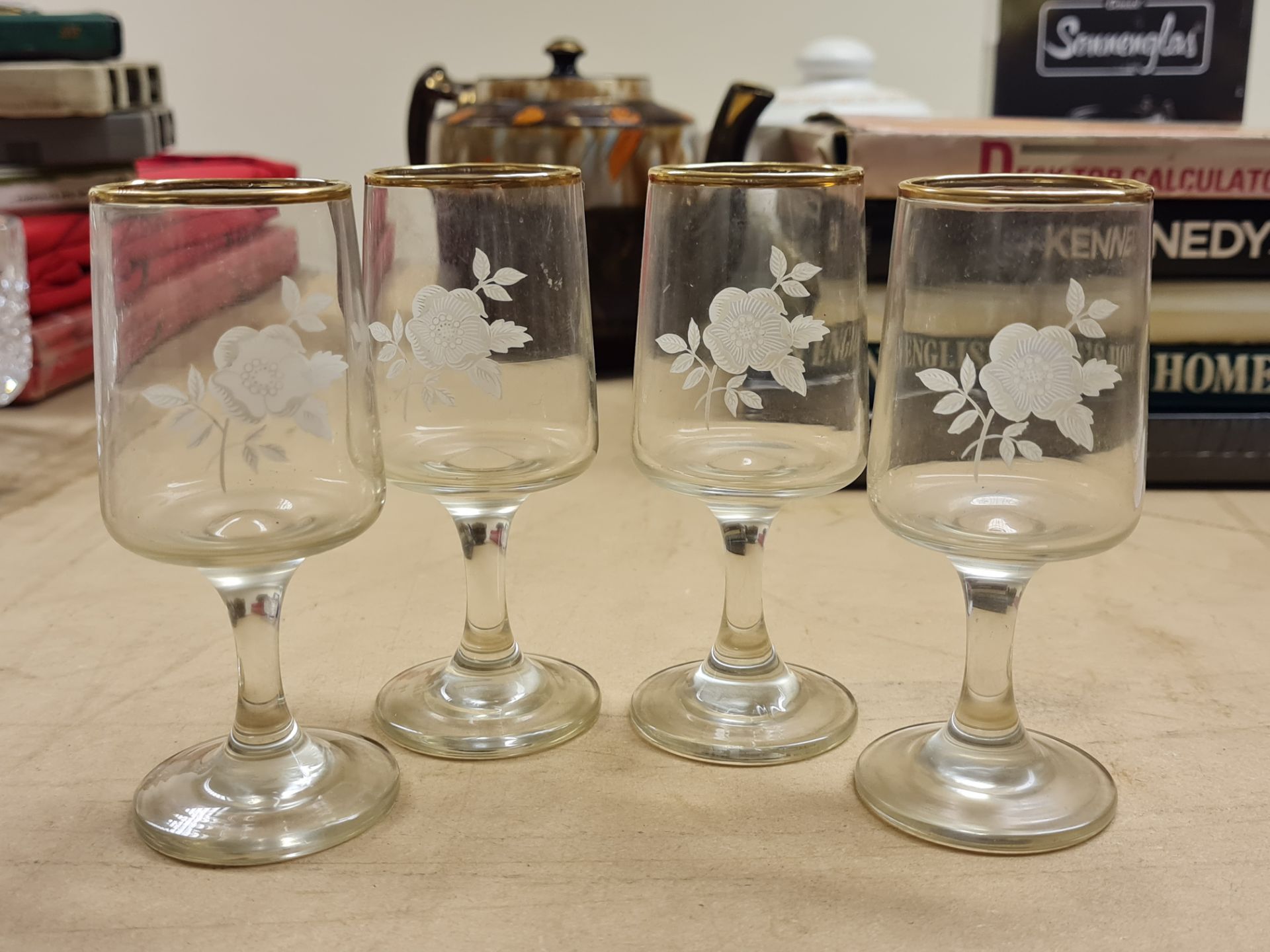 Collection of Vintage sherry Glasses