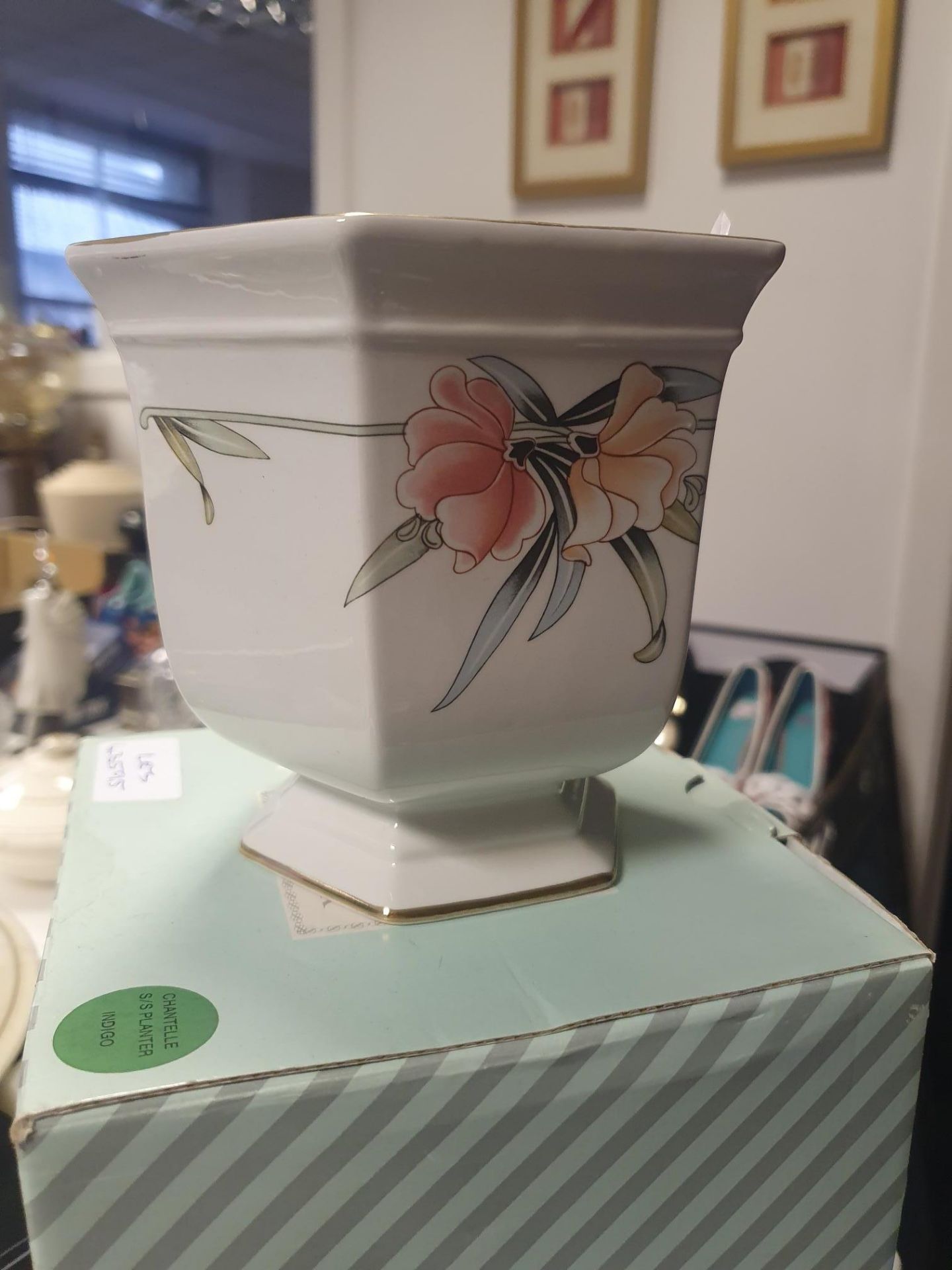 Royal Winton Ceramic planter in box
