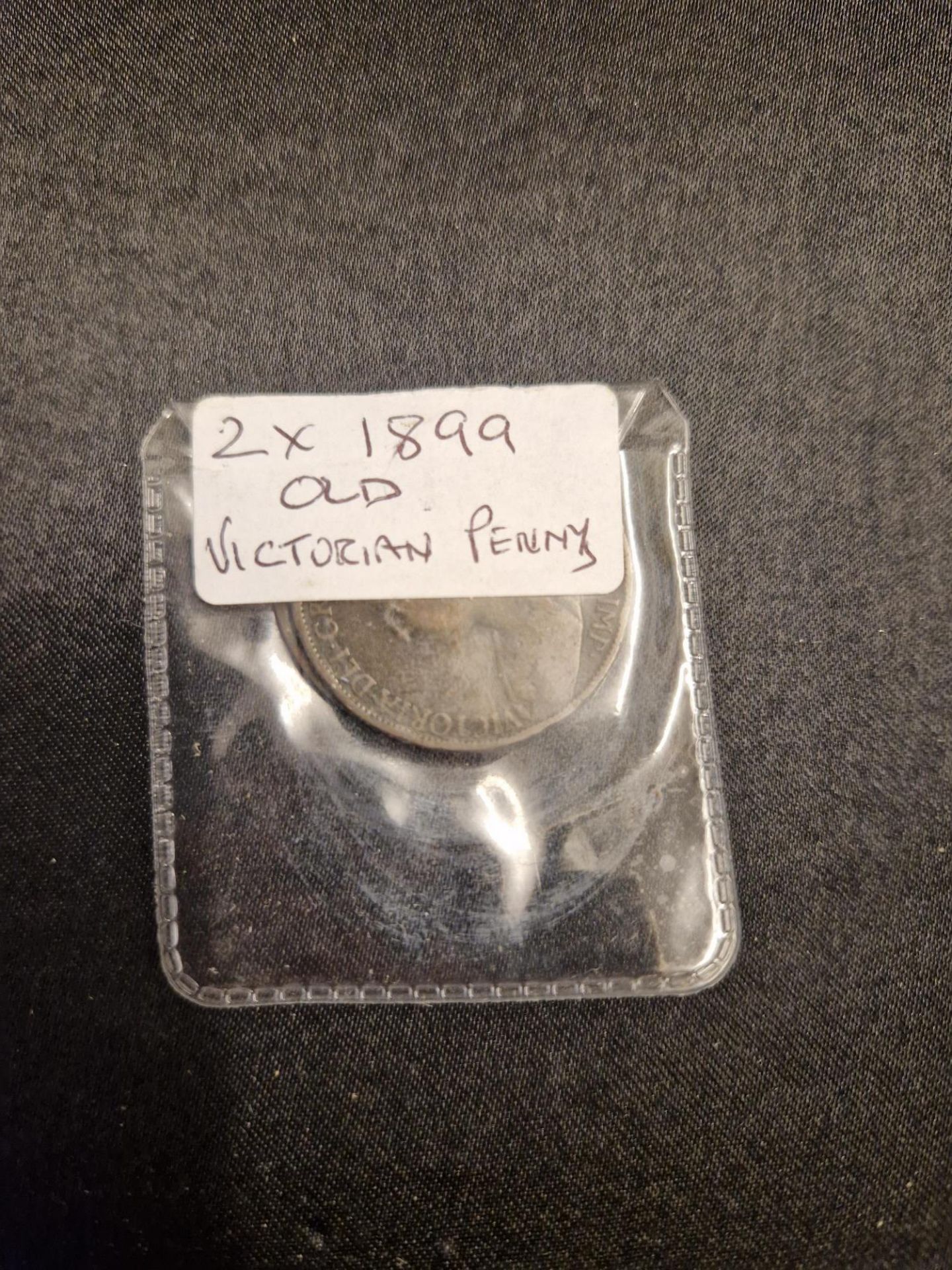 2 x 1899 victorian pennys