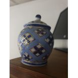 Vintage porcelein lidded pot
