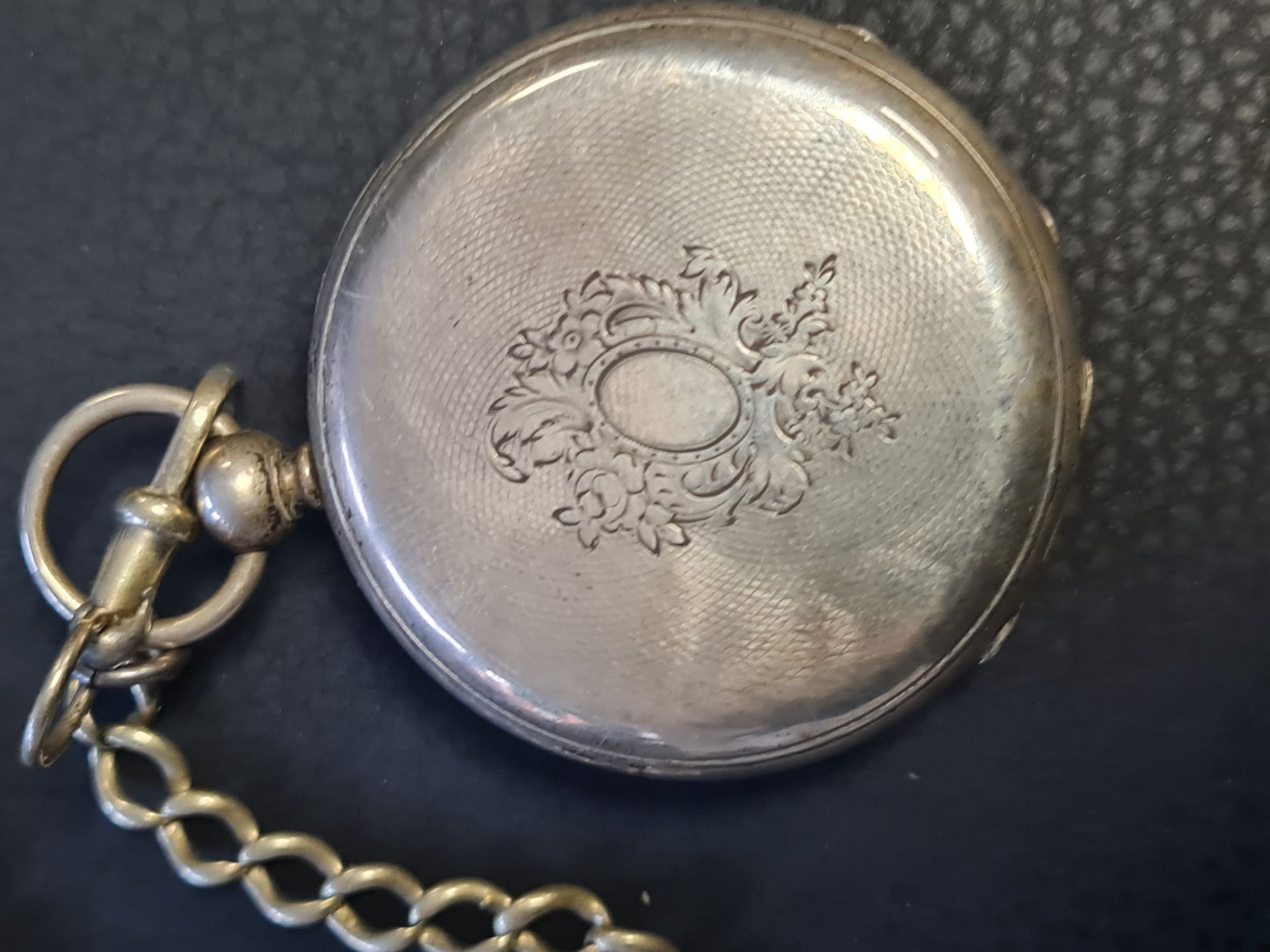 Gents Silver Cased pocket watch 1895 - Image 3 of 3