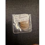 3 x irish 1/2 pennys 1941-42-43