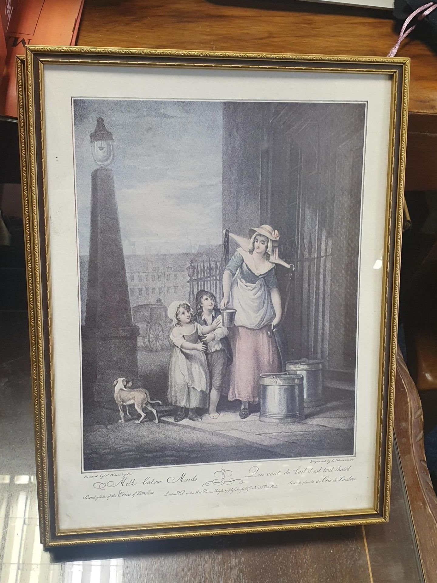 Vintage Cries Of London framed Picture