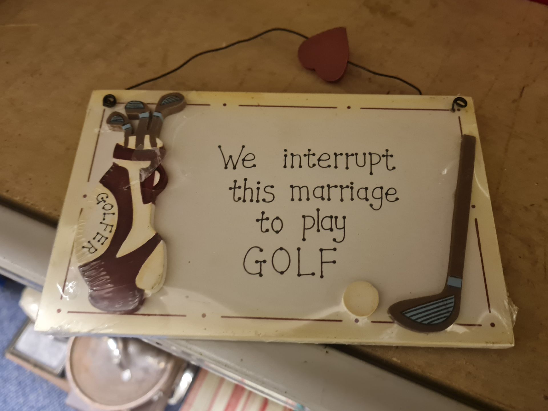 new golf sign