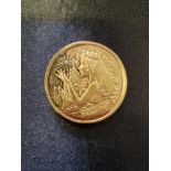 Lord Of The Rings 24K Gold Plated Collectors Coin