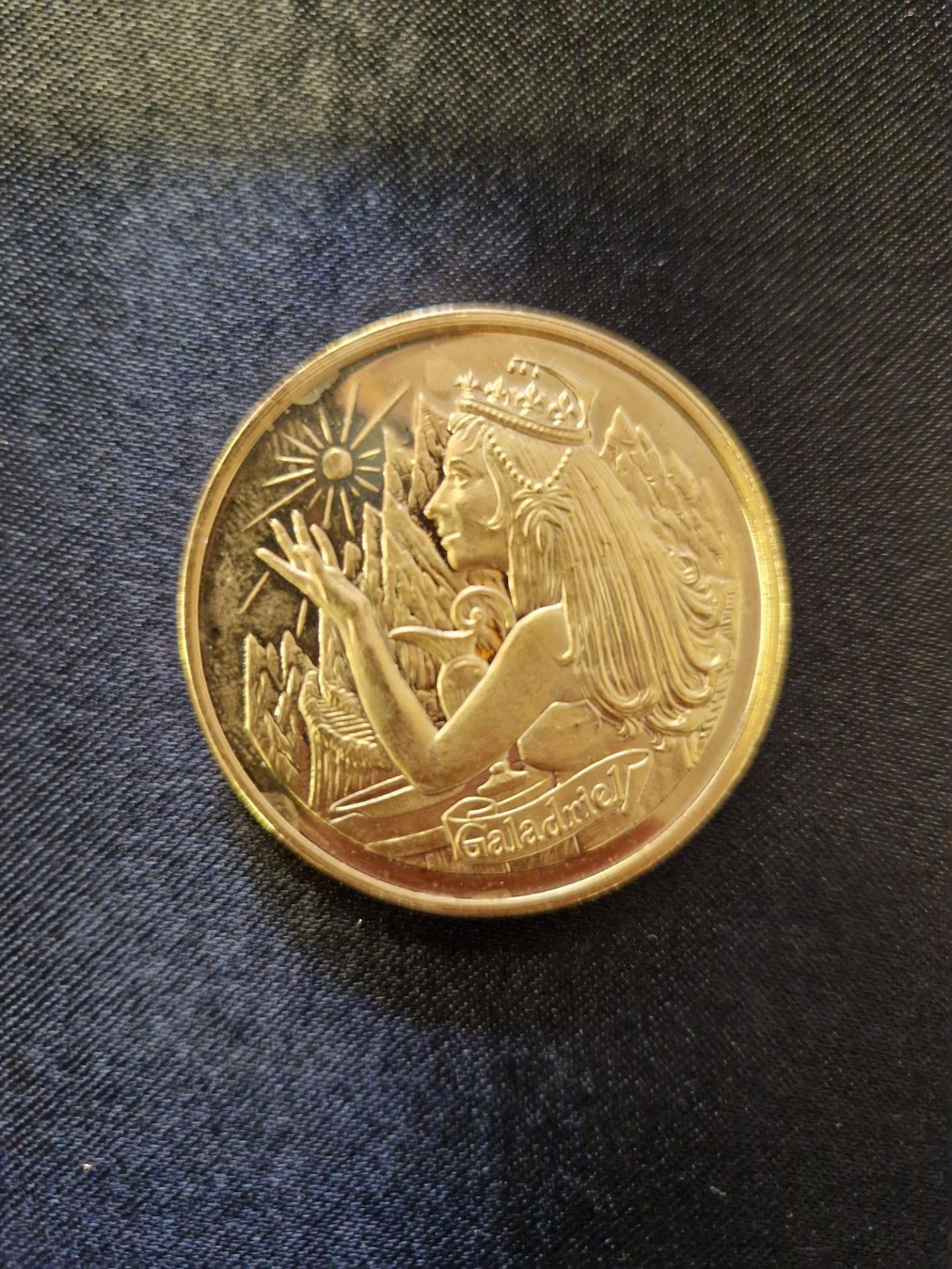 Lord Of The Rings 24K Gold Plated Collectors Coin