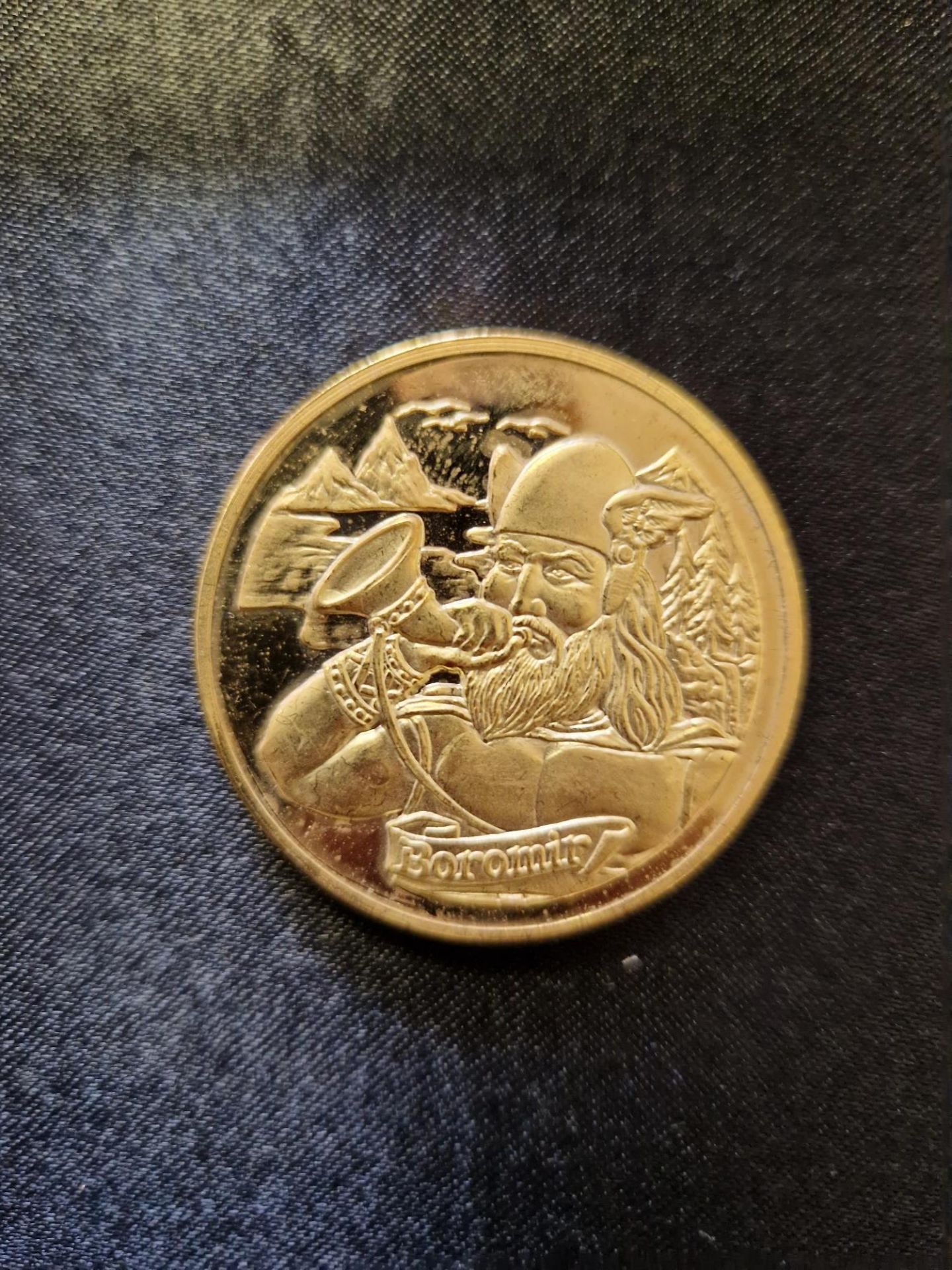 Lord Of The Rings 24K Gold Plated Collectors Coin