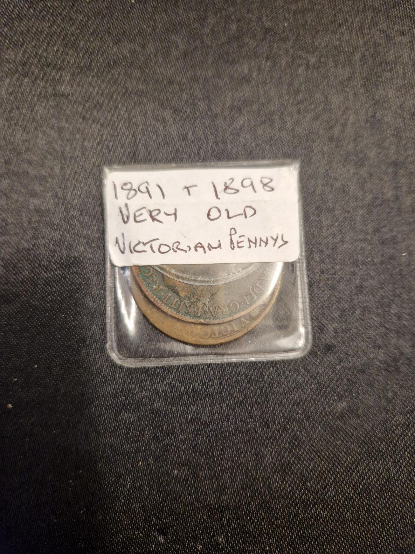 1891 + 1898 victorian pennys