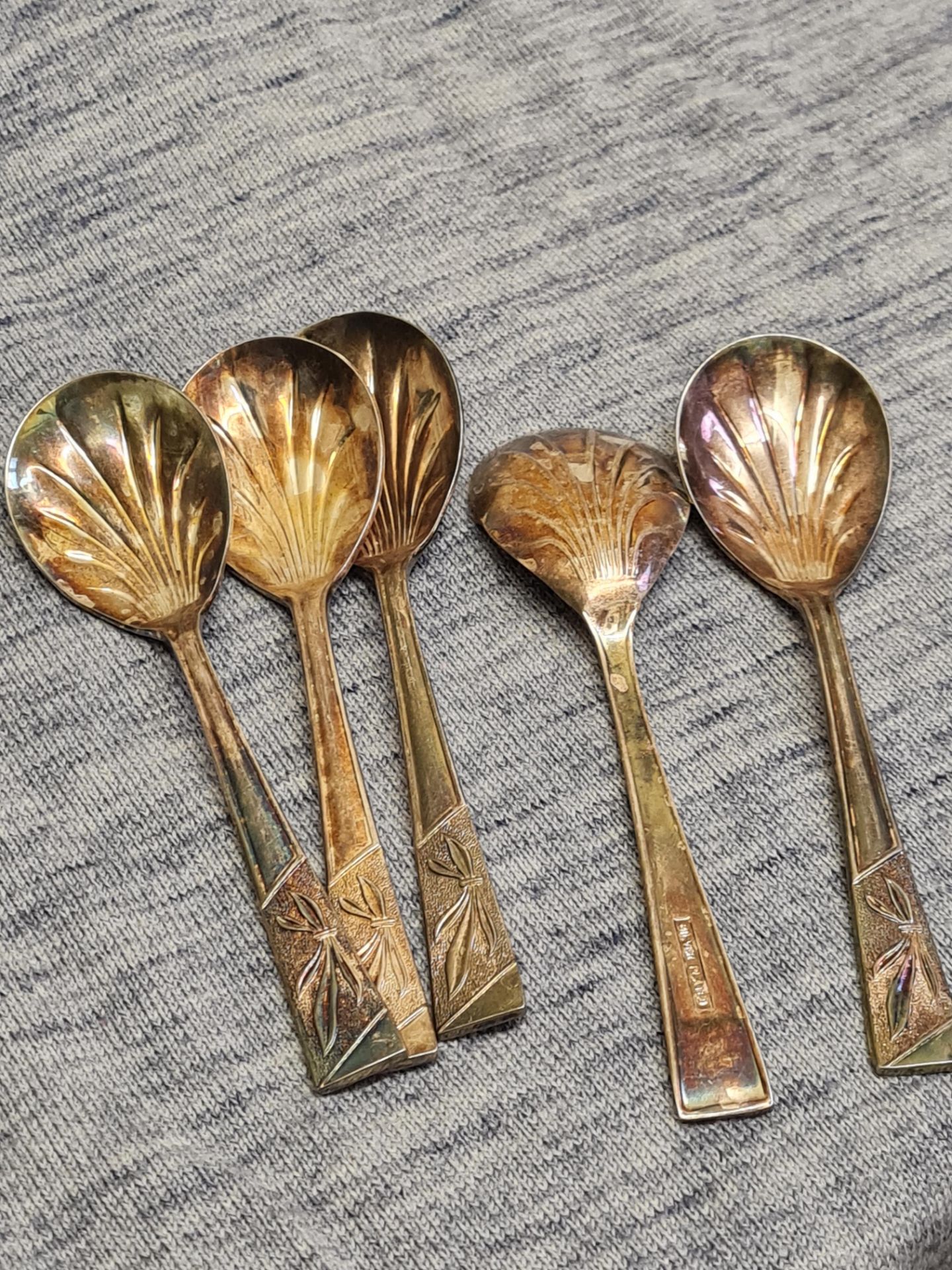 Vintage silver plated spoons