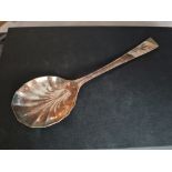 large silver plated collecters spoon