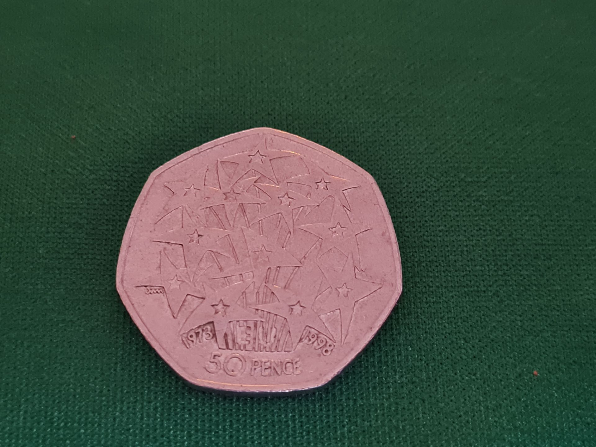 Collecters 50 p coin
