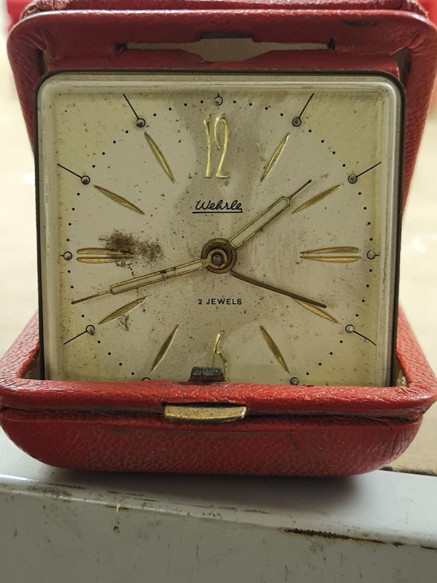 vintage 2 jewels clock