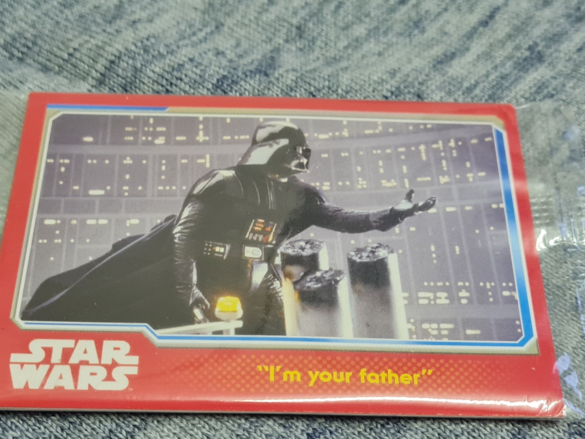 Star wars collectors card