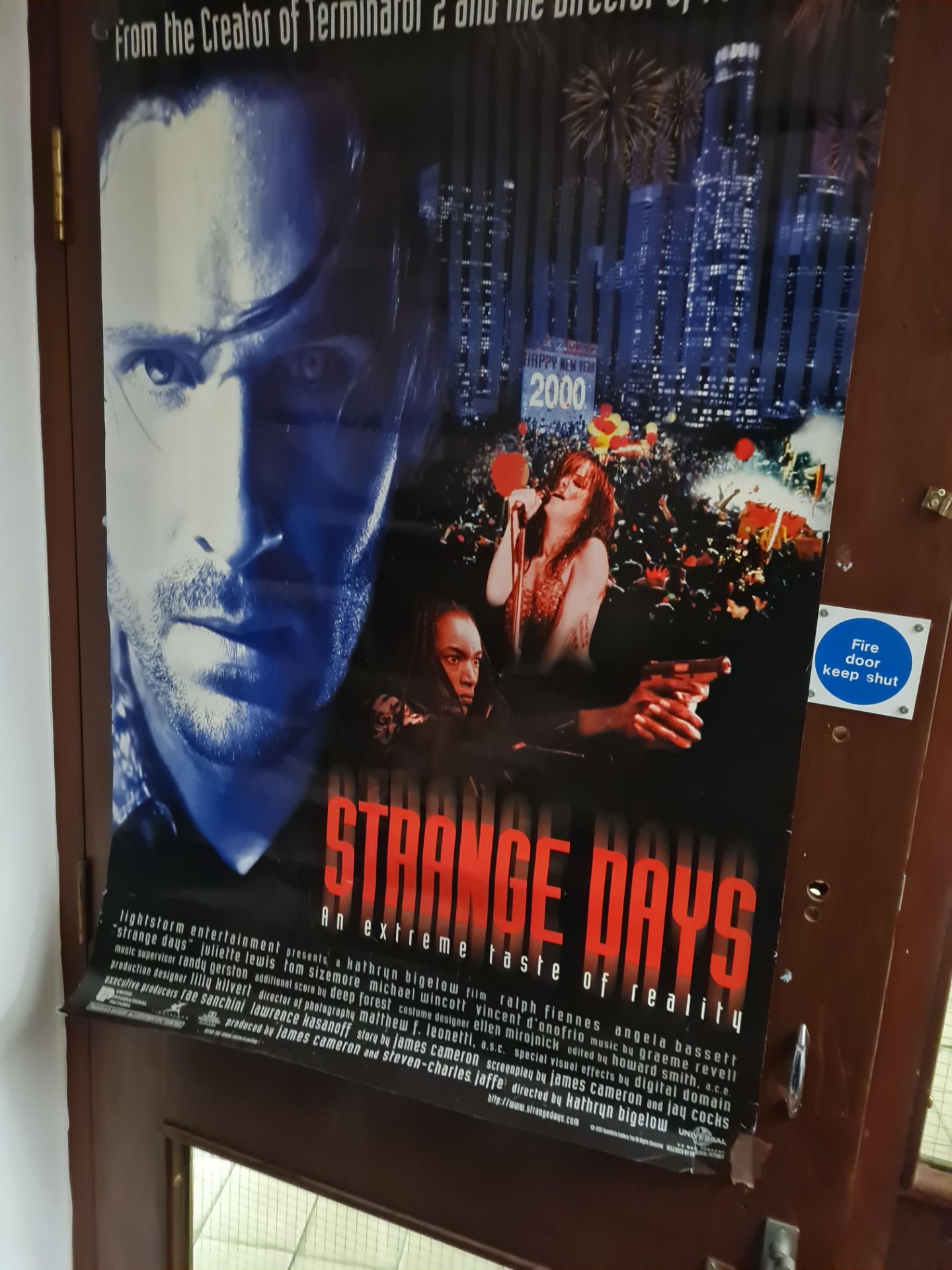 Large strange days movie poster
