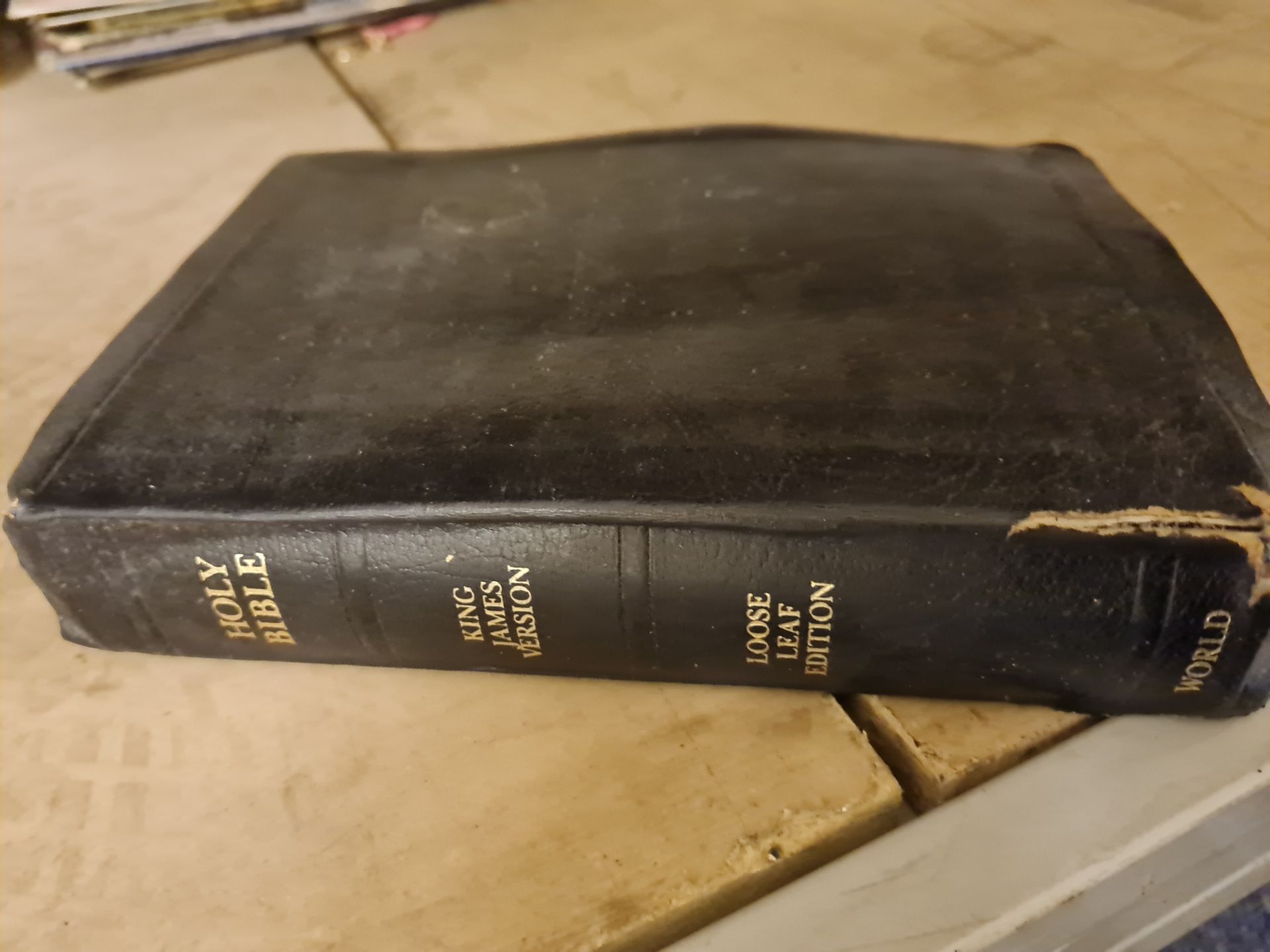 Vintage holy bible