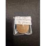 4 x 1967 1/2 pennys