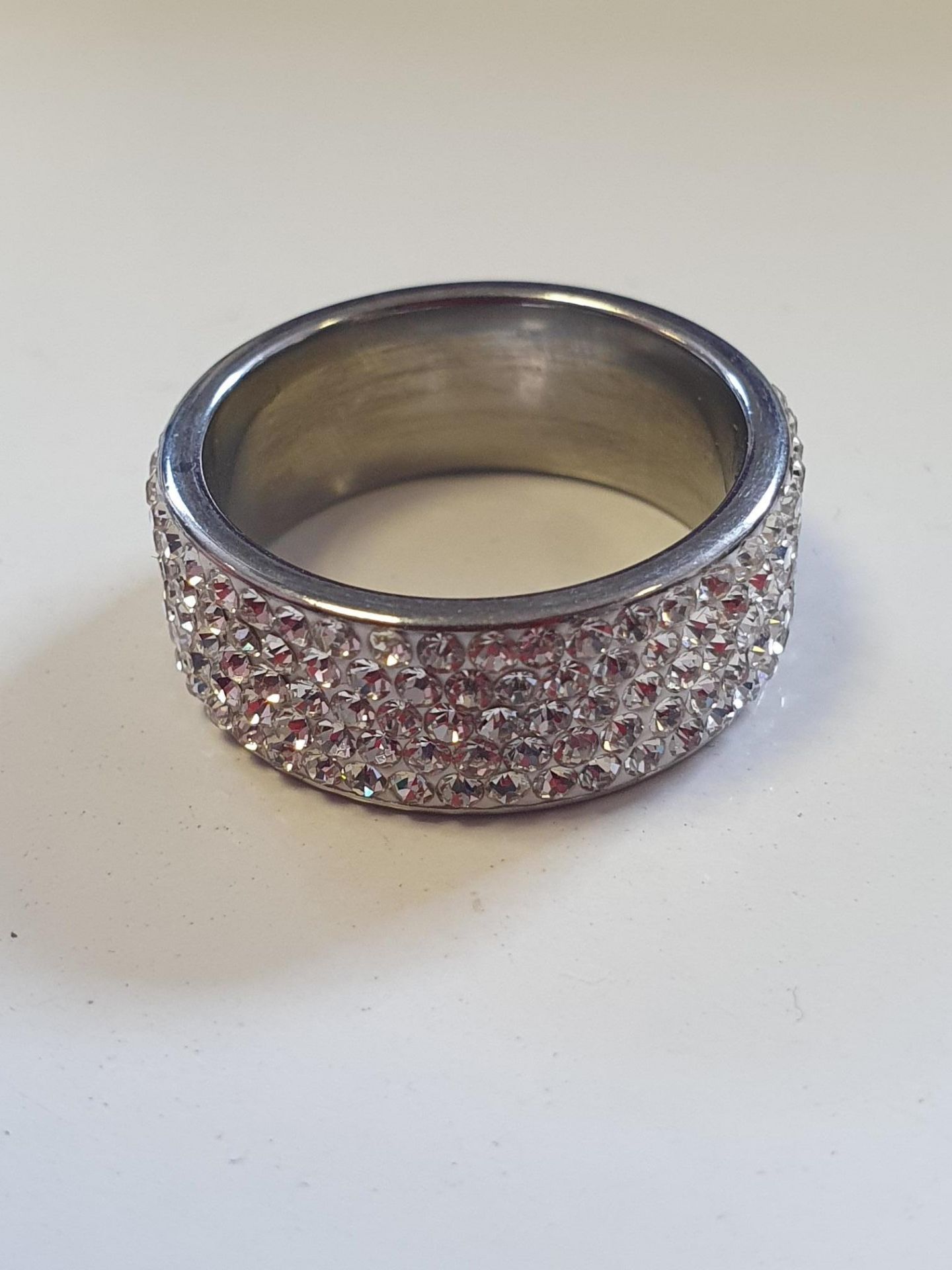 Beautiful Diamante Band Ring