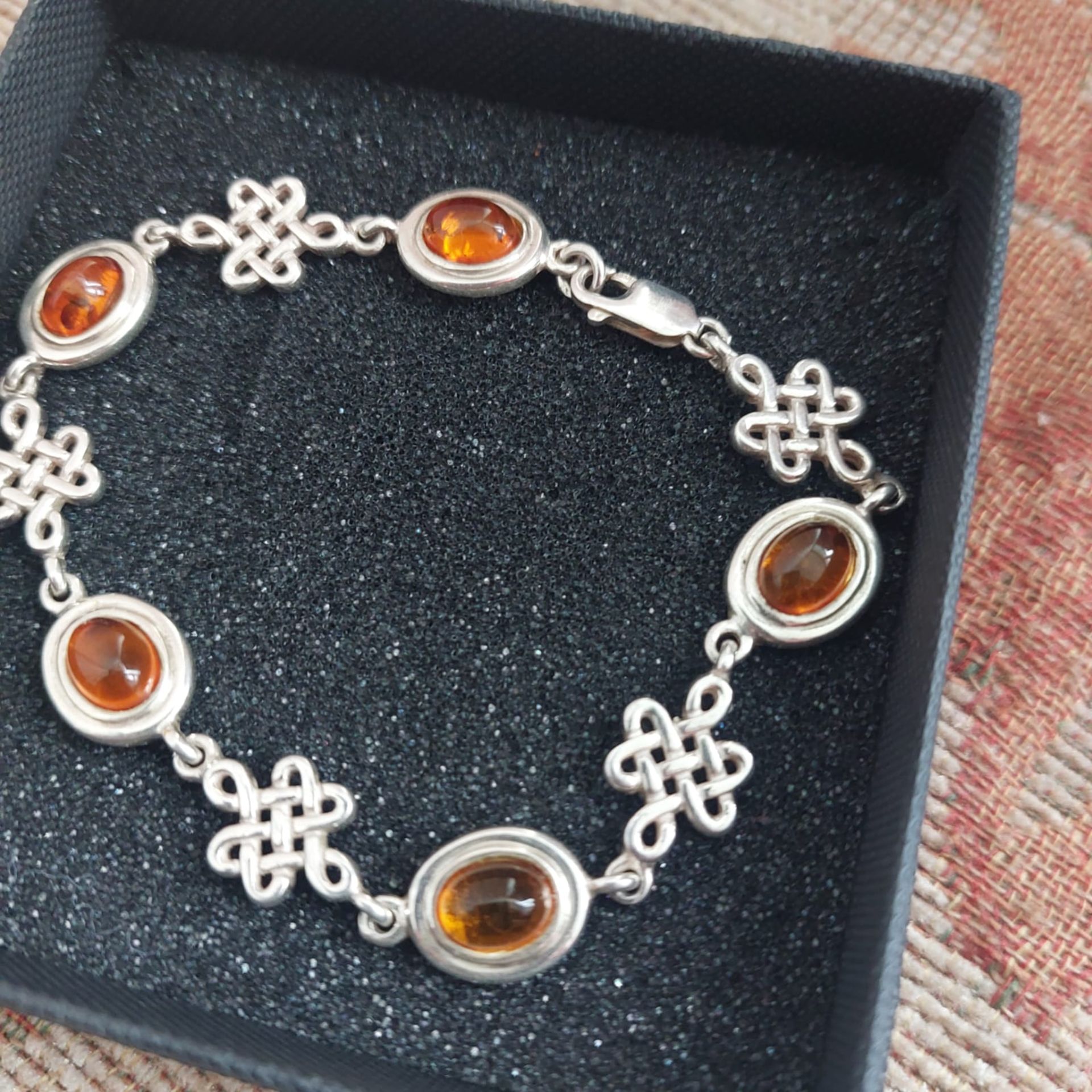 baltic amber sterling silver celtic