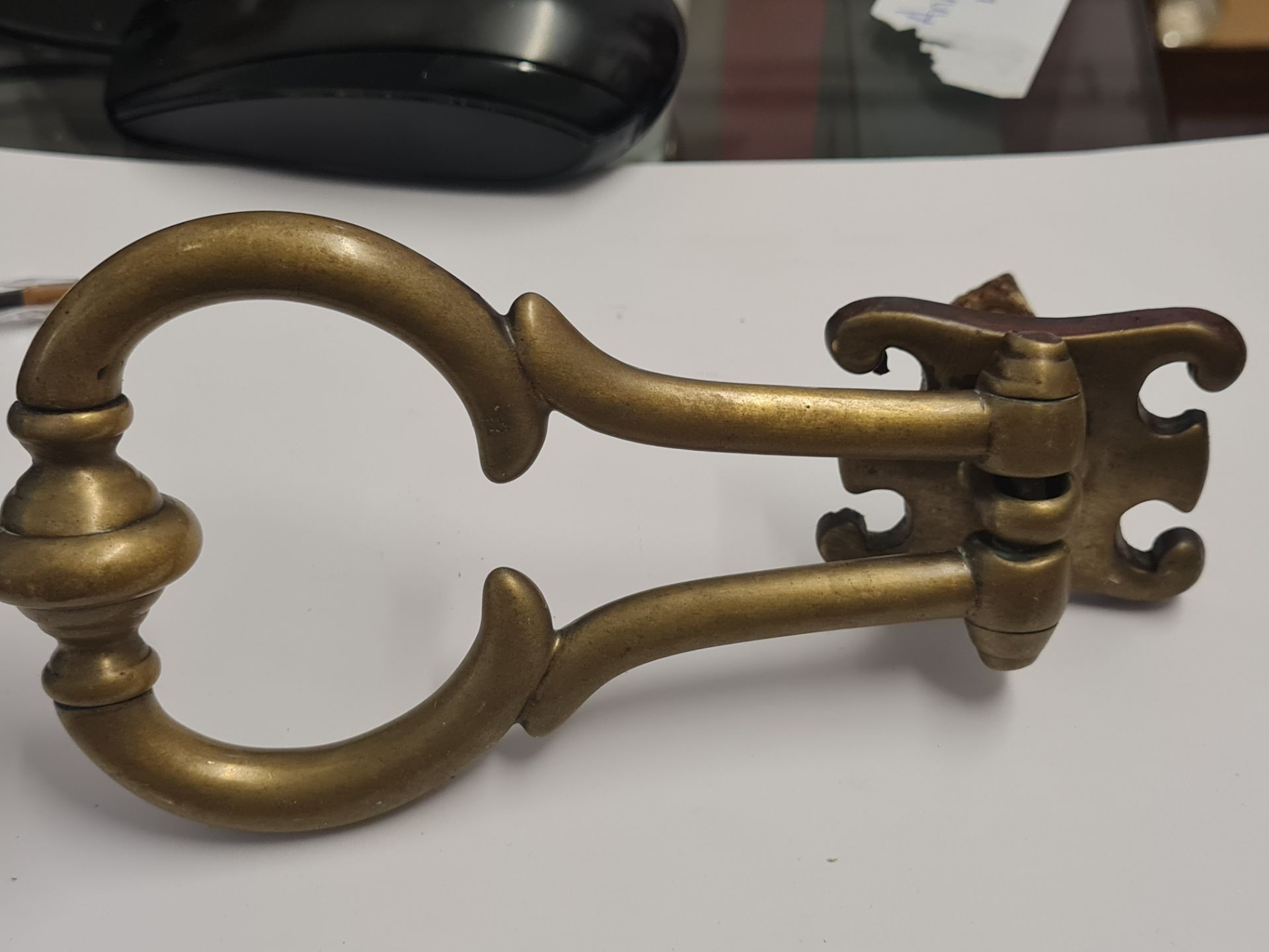 large brass door knocker