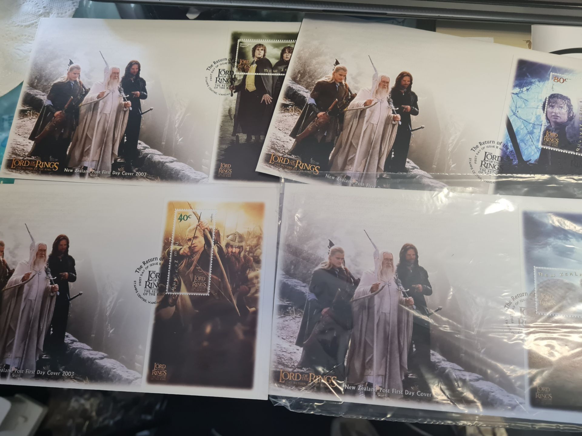 collecters lord of the rings stamps/postcards  etc
