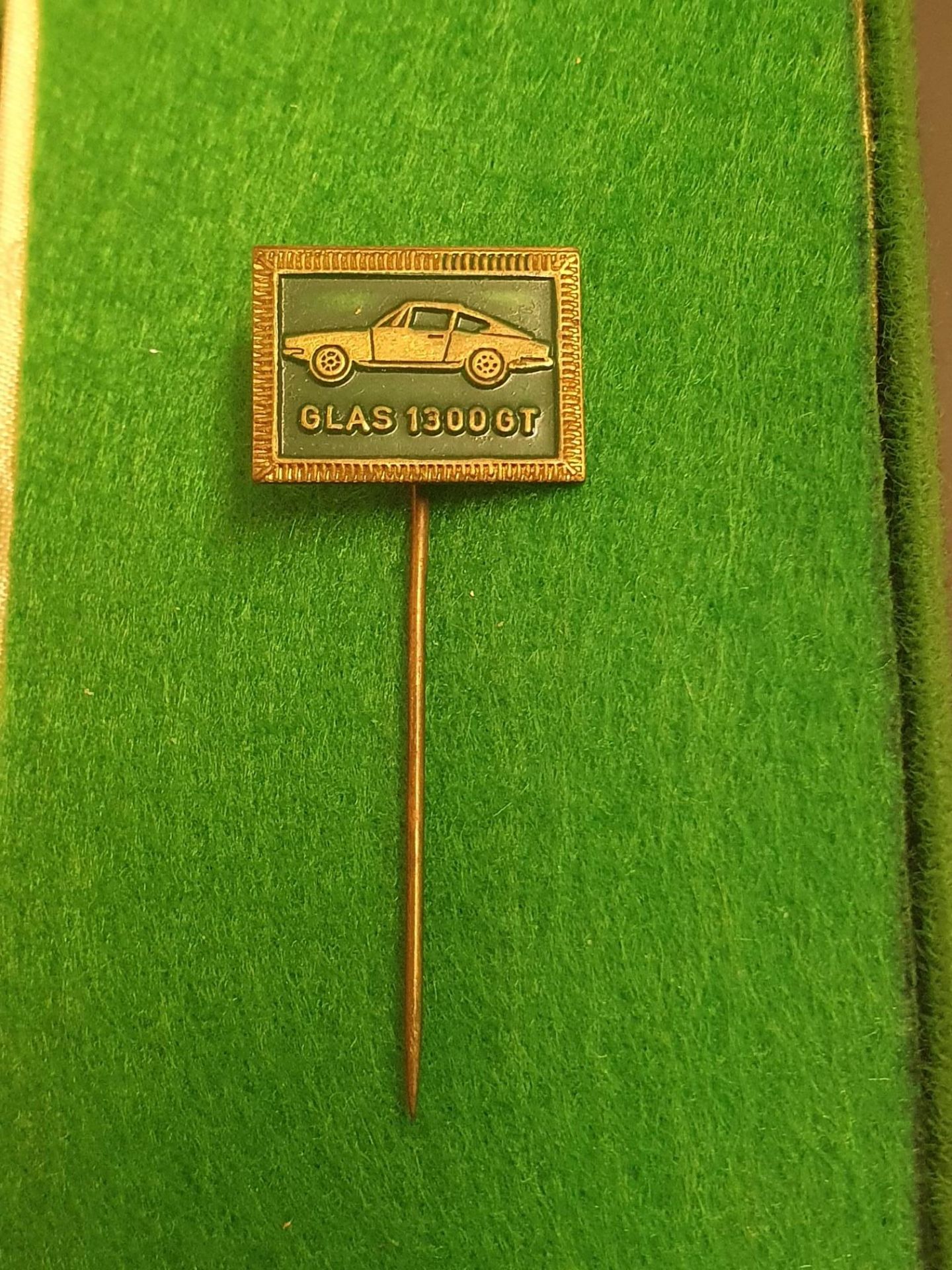 Vintage Tie Pin-Glas 1300GT