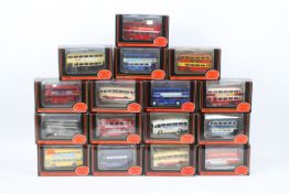 EFE - 16 x boxed 1:76 die-cast model buses and coaches - Lot includes a #12103 'Hebble' Cavalier