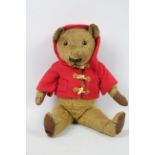 Hygienic Vintage Bear - A Vintage jointed bear, in worn golden mohair.