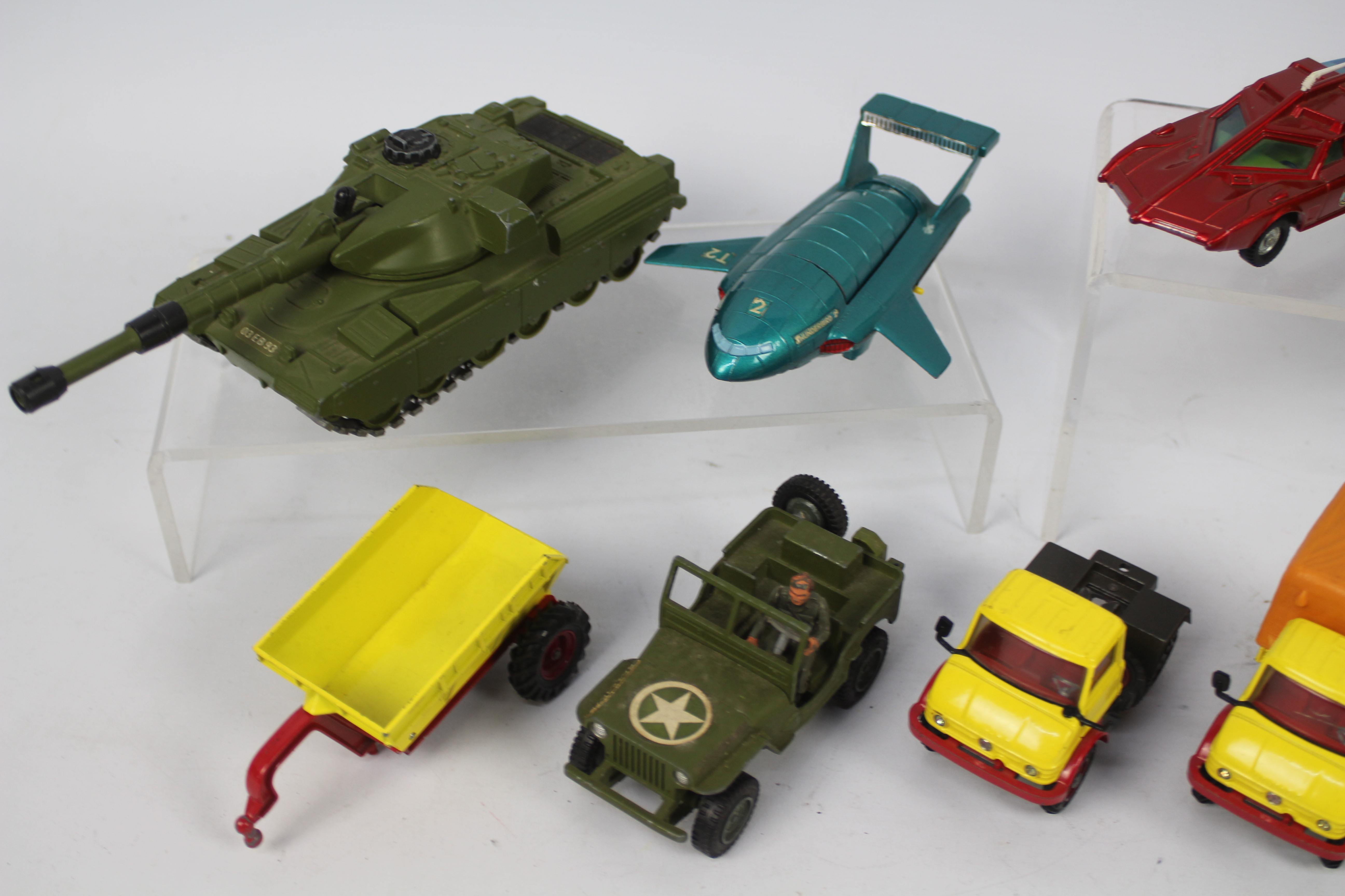 Dinky Toys - Corgi Toys - Approx 13 loose die cast models to include: Dinky Toys Thunderbird 2 and - Image 2 of 6