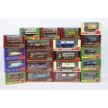 EFE - A collection of 20 x boxed truck models in 1:76 scale including Bedford TK box van in