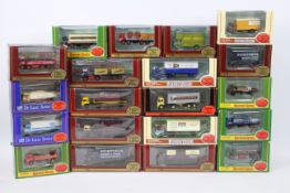 EFE - A collection of 20 x boxed truck models in 1:76 scale including Bedford TK box van in