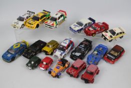 Scalextric - SCX - Ninco - 18 x slot cars for restoration or spares including SCX Audi 90 GTO,