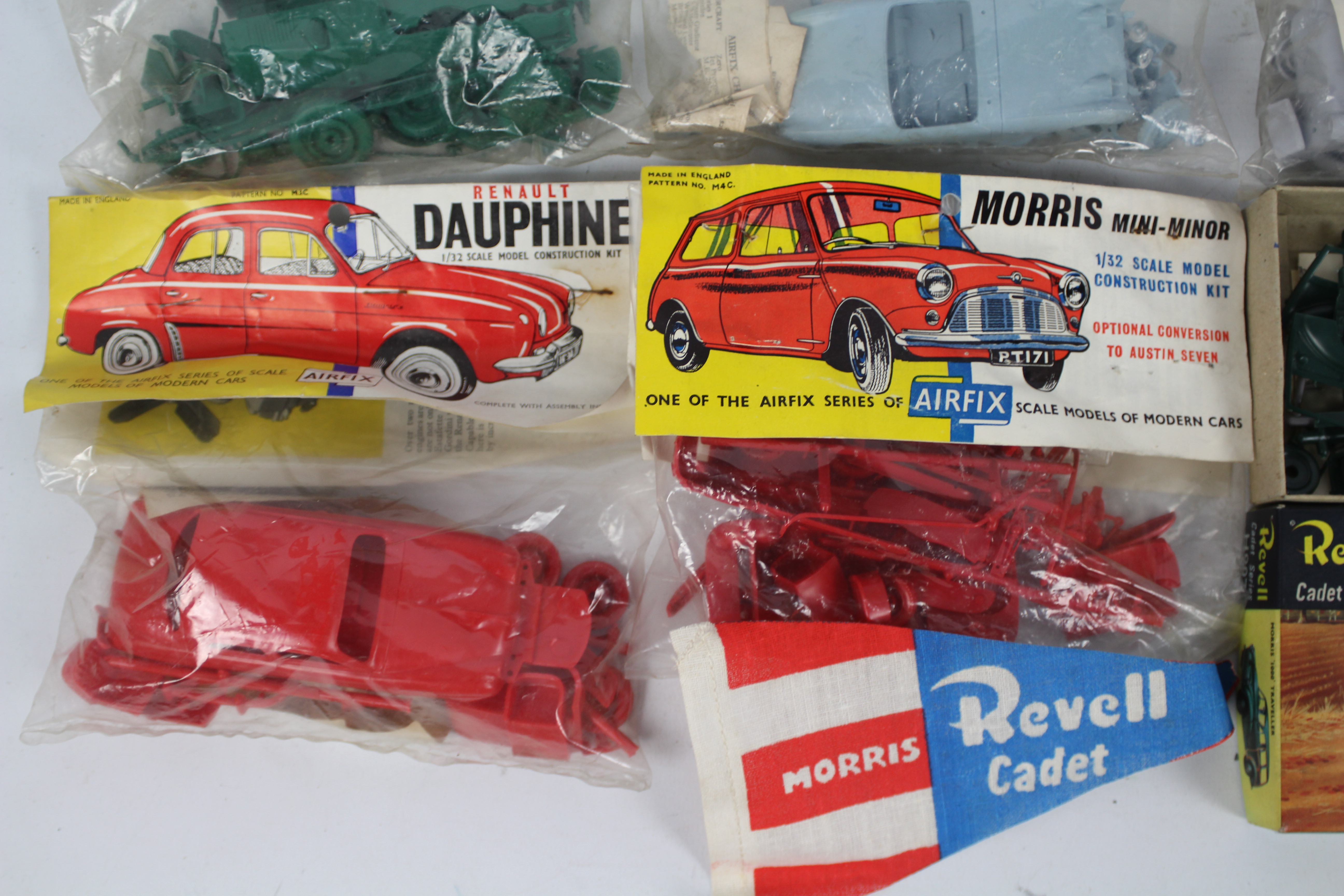 Airfix - Revell - 6 x unmade car model kits including rare Renault Dauphine # M3C, - Image 2 of 7