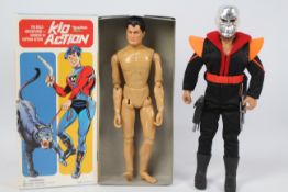 Captain Action, Playing Mantis, GI Joe - Two collectable 12" action figures.