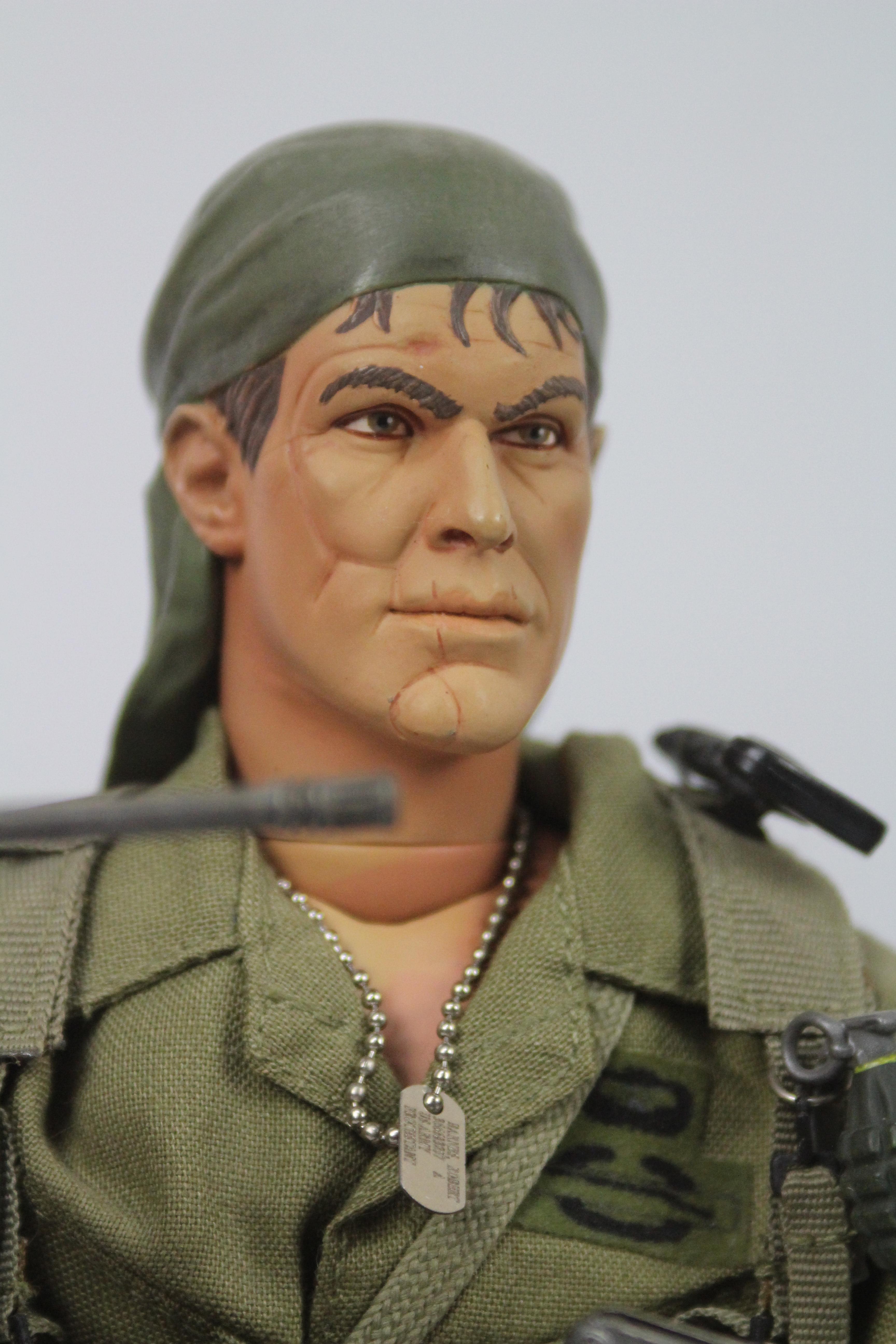 Sideshow Collectibles - Three unboxed 1:6 scale action figures from Sideshows 'Platoon' series, - Image 6 of 8