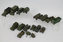 Dinky - Military - French Dinky - A collection of 17 x unboxed Military models including French