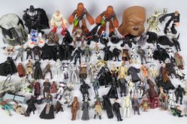 Star Wars - In excess of 90 loose Star Wars Action Figures spanning across the Star Wars back